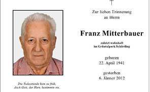 Franz Mitterbauer