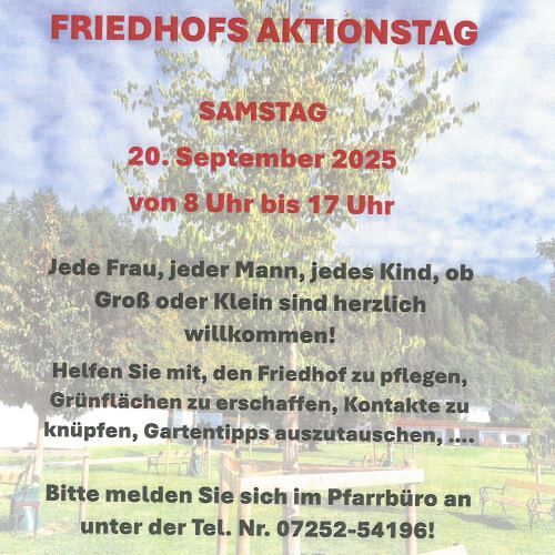 Friedhofs Aktionstag