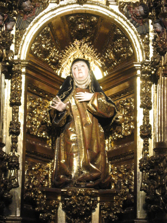 Statue hl. Teresa, Geburtskapelle, Avila. © Karmel Österreich