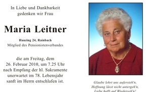 Maria Leitner