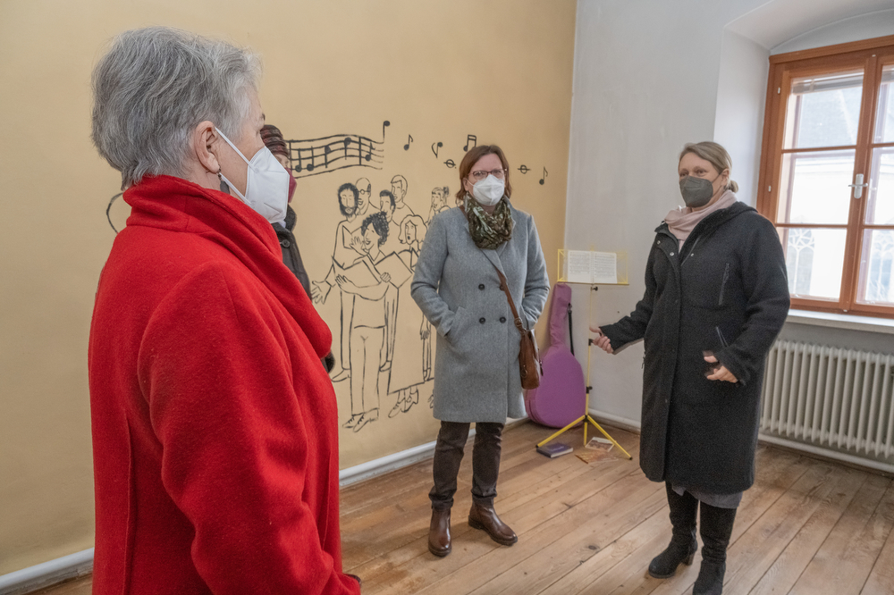 Eindrücke vom Tag des offenen Hauses zum Projekt 'Pfarrzentrum'