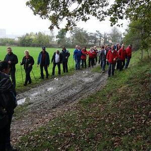 Eintreffen der Wanderer
