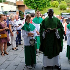 Segnung Pfarrsaal