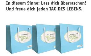Überraschungssackerl Tag des Lebens