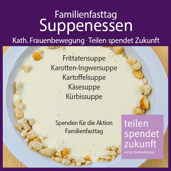 Fastensuppe / Foto Haijes Einladung der Kath. Frauenbewegung