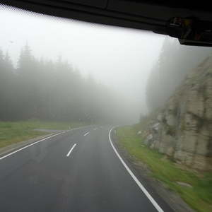 Hinein in den herbstlichen Nebel...